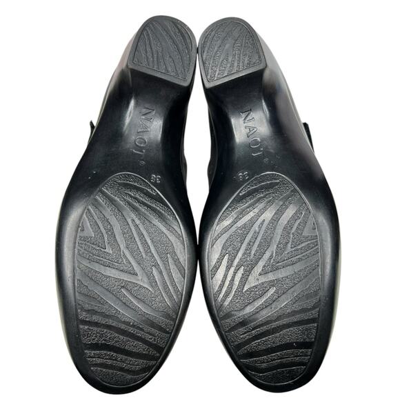 NAOT Women’s Precious Black Leather Mary Jane Size 38 US 7 - Picture 9 of 11